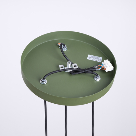 Sollux Lighting Lampa wisząca HALO 3P zielona oliwka SL.1725