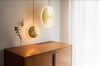 Lampa wisząca Graypants GP-285-a LED Chrona Dish10v brass