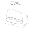 Spot Nowodvorski Oval White-9241