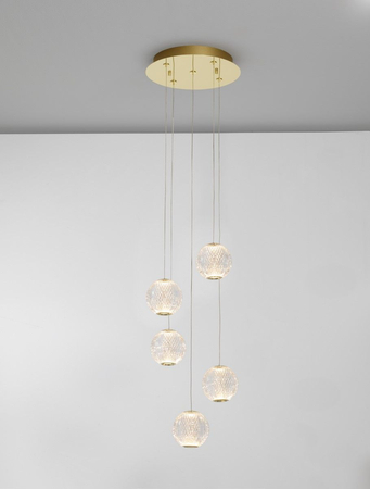 Lampa wisząca Luces Exclusivas CANA złoty LE42693