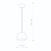 Lampa wisząca Nowodvorski 6602 Ball White-gold I