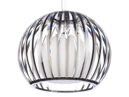 Lampa wisząca ARCADA M BLACK Azzardo AZ0363 czarny/chrom