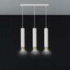 Lampa wisząca KIBO 3 WH/GOLD Emibig 642/3 biały/złoty