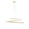 Lampa wisząca TUBO 6 BRASS Aldex 1072K40 mosiądz