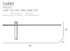 Kinkiet Maxlight W0283 czarny/chrom
