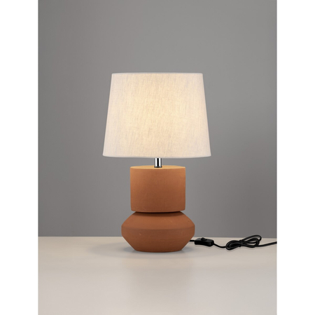 Lampa stołowa Luces Exclusivas VILESTO LE45289 brązowy i odcienie brązu, beżowy
