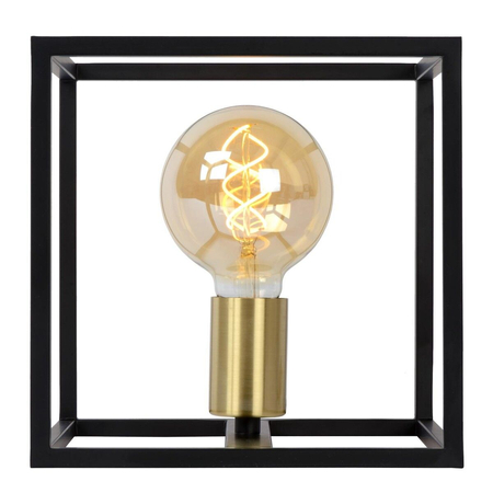 Lampa stołowa Lucide RUBEN 00524/01/30 czarny/złoty