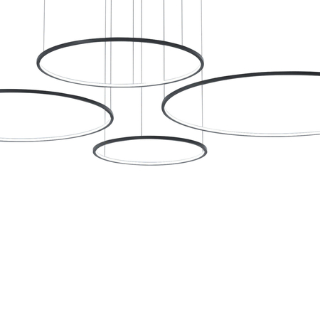 Milagro Lampa wisząca Saturno Black 120W LED ML0848 CZARNY