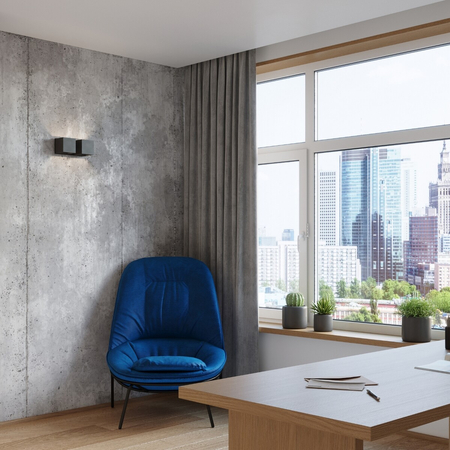 Sollux Lighting Kinkiet QUAD 2 czarny SL.0657