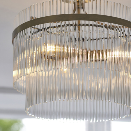 Lampa sufitowa Endon Lighting Marietta 112575 mosiądz