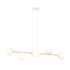 Lampa wisząca GRAVITY 6 Emibig 1242/6 biały/złoty