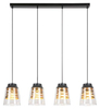 Lampa wisząca Rabalux Zenaida 3544 czarny matowy
