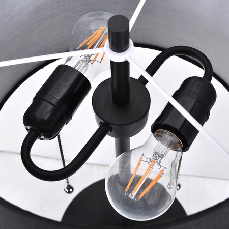 Light Prestige Lampa stołowa Fogo czarna 2xE27 LP-0304/2T BK