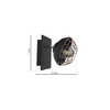 Milagro Kinkiet LOGAN 1xE14 ML4609 CZARNY