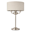 Lampa stołowa Endon Lighting Highclere 94369 chrom