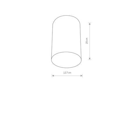 Spot POINT PLEXI Nowodvorski 6530 czarny