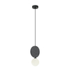 Lampa wisząca Italux PND-59779-1M-GR Czarny, Szary