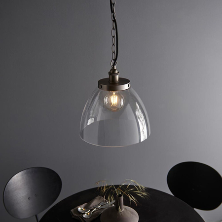 Lampa wisząca Endon Lighting Hansen Grand 106896 srebrny