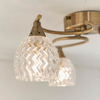 Lampa sufitowa Endon Lighting Boyer BOYER-3AB mosiądz