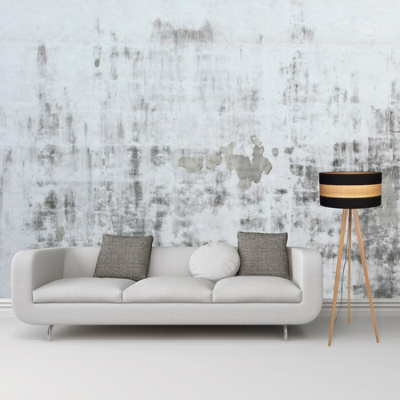 Milagro Lampa stojąca TERRA 1xE27 MLP6293 Czerń / Naturalne drewno