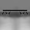 Sollux Lighting Plafon EYETECH 6 czarny SL.0901