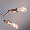 Lampa sufitowa Endon Lighting Hal 81610 miedziany