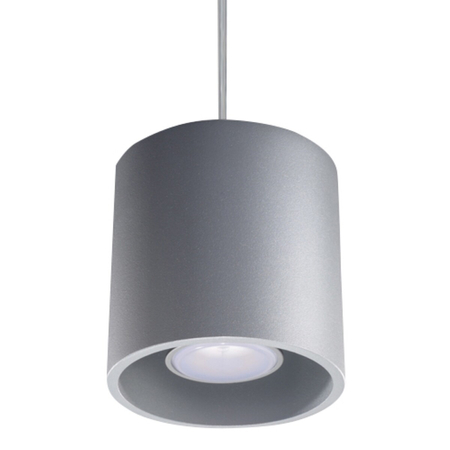 Sollux Lighting Lampa wisząca ORBIS 1 szary SL.0052