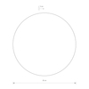 Kinkiet RING LED L Nowodvorski 10348 miedziany