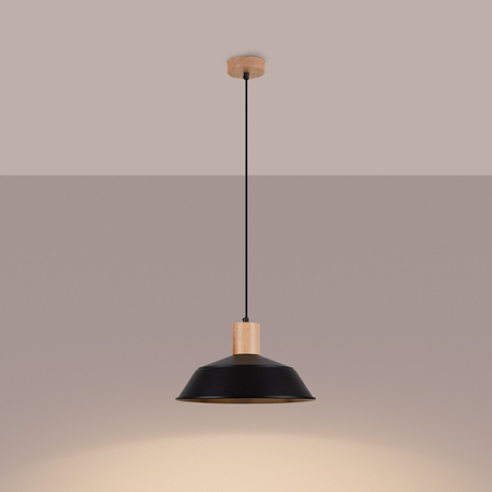Sollux Lighting Lampa wisząca FANO czarna SL.1322