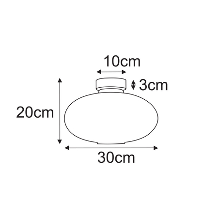 Lampa sufitowa Kaja ARCO K-5677 grafitowy, czarny