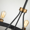 Lampa wisząca / Półplafon Silas - 8 źródeł światła Quintiesse QN-SILAS-8P-DZ