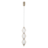 Lampa wisząca Italux Sevil PND-34403-3V-HBR Złoty