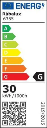 Lampa wisząca Rabalux Solomon 6355 czarny matowy