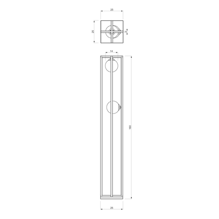 Milagro Lampa podłogowa DIEGO 2xE14 MLP8572 CZARNY