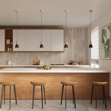 Sollux Lighting Lampa wisząca QUBIC czarna SL.0963