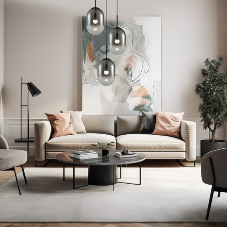 Milagro Lampa wisząca ALIAS BLACK 3xE14 koło ML0320 CZARNY