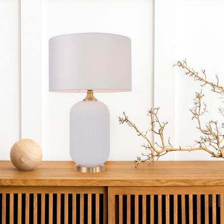 Light Prestige Lampa stołowa Tamiza 65 cm biała 1xE27 LP-1515/1T big white