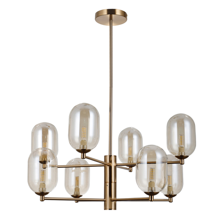 Lampa wisząca Italux Perano PND-4215-8-HBR Brąz antyczny