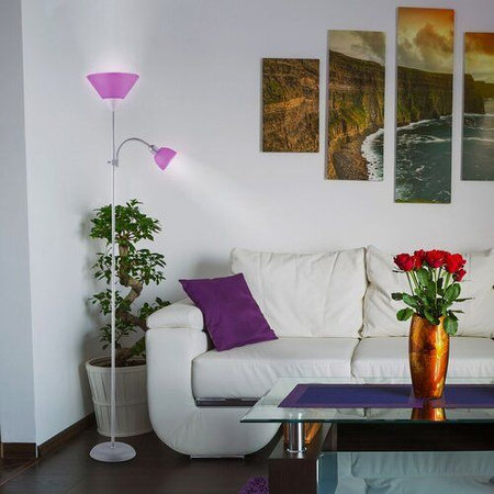 Lampa podłogowa Rabalux Action 4020 srebrny