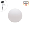Kula LED Lampa solarna zewnętrzna ogrodowa przenośna 2900K Biała ciepła Ø50 32418S biały