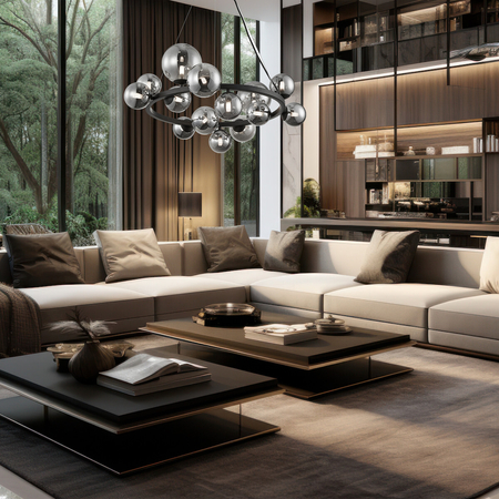 Milagro Lampa wisząca MILA 14xG9 ML0334 CZARNY