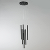 Lampa wisząca Lungo 7xG9 czarna LP-894/7P BK