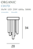 Plafon Maxlight C0117D chrom