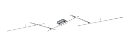Lampa sufitowa Trio 628410507 srebrny