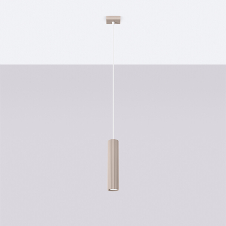 Sollux Lighting Lampa wisząca KARBON 1 taupe SL.1759