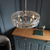 Lampa wisząca Endon Lighting Clifton 104467 nikiel
