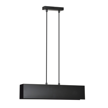 Lampa wisząca GENTOR 2 BLACK Emibig 672/2 czarny