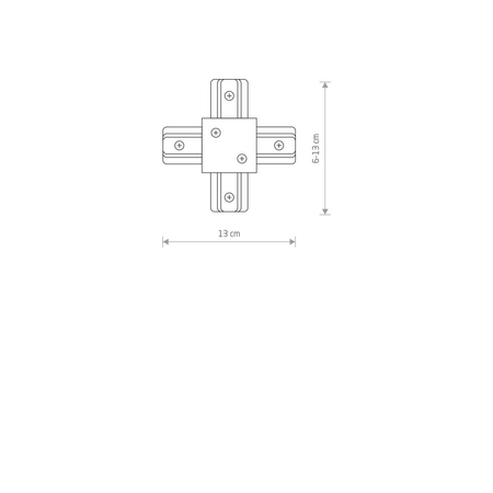 PROFILE RECESSED X CONNECTOR Nowodvorski 8836 biały