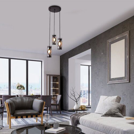 Lampa wisząca Rabalux Oberon 5339 Brązowy