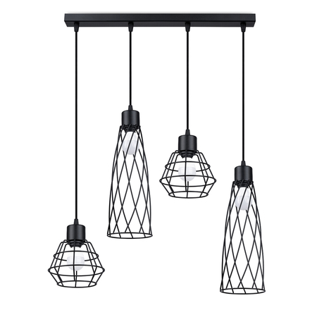 Sollux Lighting Lampa wisząca SULA 1 naturalne drewno SL.1100